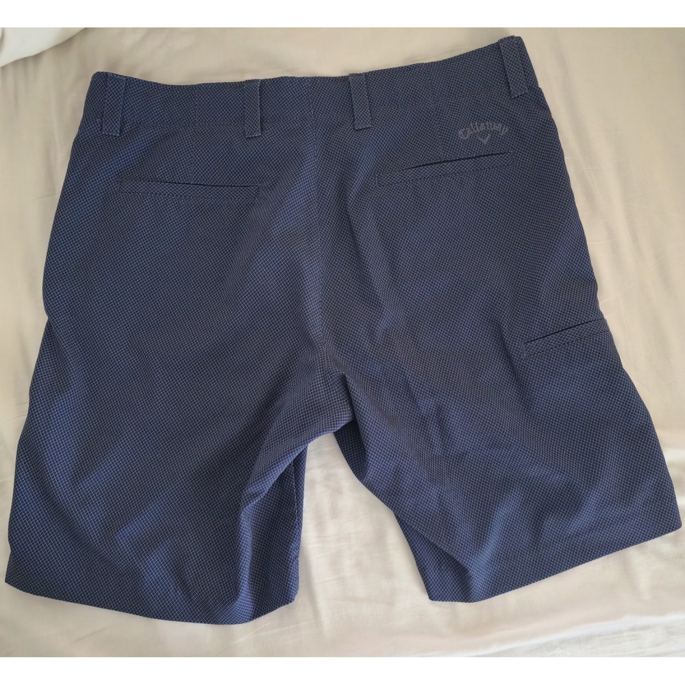 NWOT Callaway Blue Patterned Shorts 34 - Picture 2 of 3